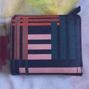 Fossil Plaid Wallet